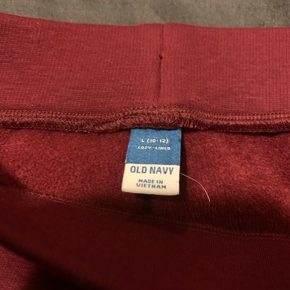 Old Navy girl stretch joggers sweatpants size L (10-12) - Picture 6 of 7